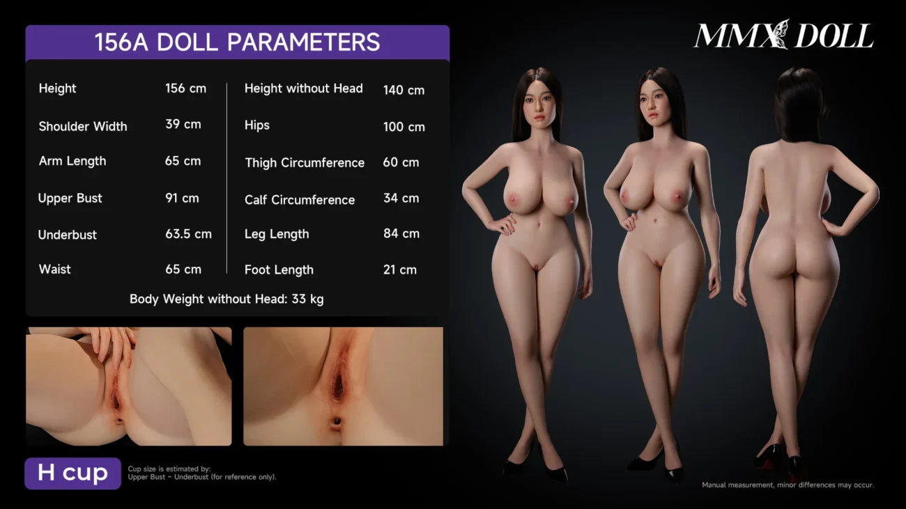 156A Doll Parameters MMX Body Size In Dollmate.ai