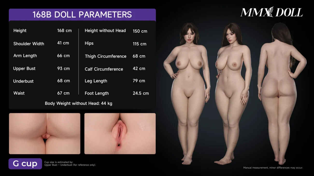 168B Doll Parameters MMX Body Size In Dollmate.ai