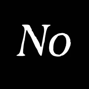 No