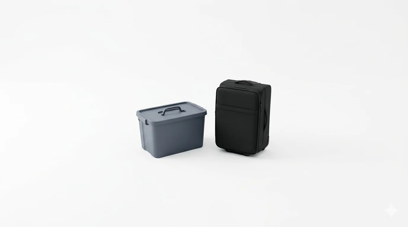 Storage Bins Suitcases (deal for storing MiniTorso Dolls