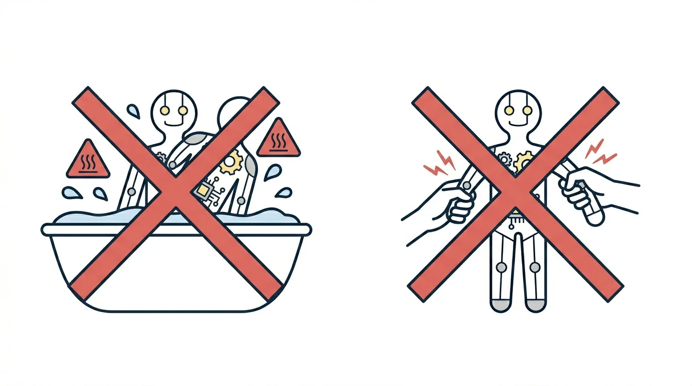 how to clean robot doll